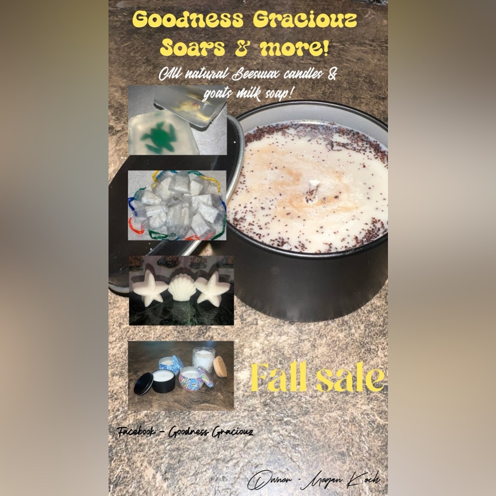 Fall sale on candles & soaps